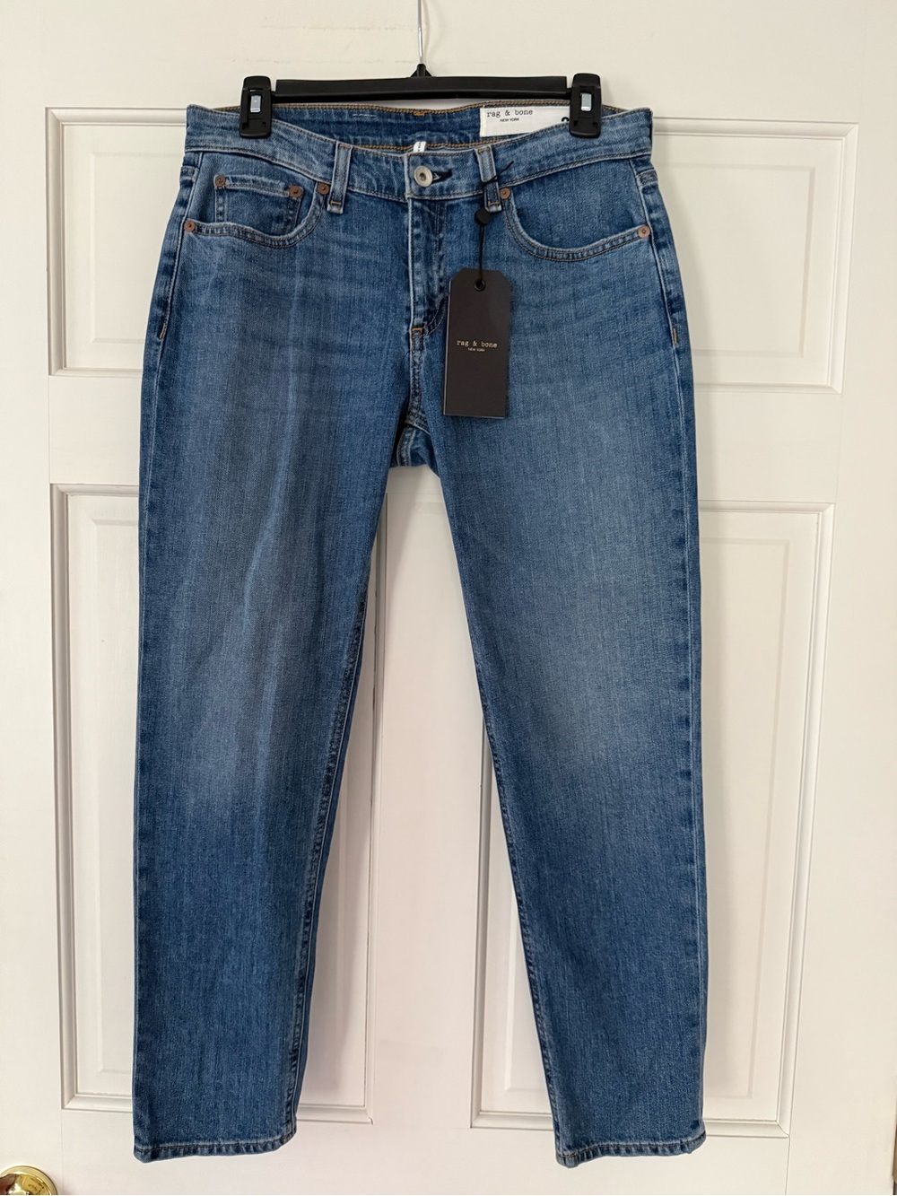 rag & bone Dre Low-Rise Slim Boyfriend Jeans